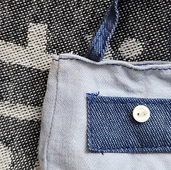 2005 Miami Getaway Chelsea Mattel My Scene Doll Blue Denim Tote Bag Purse - Picture 3 of 13